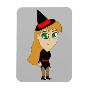 chibi-häxa magnet