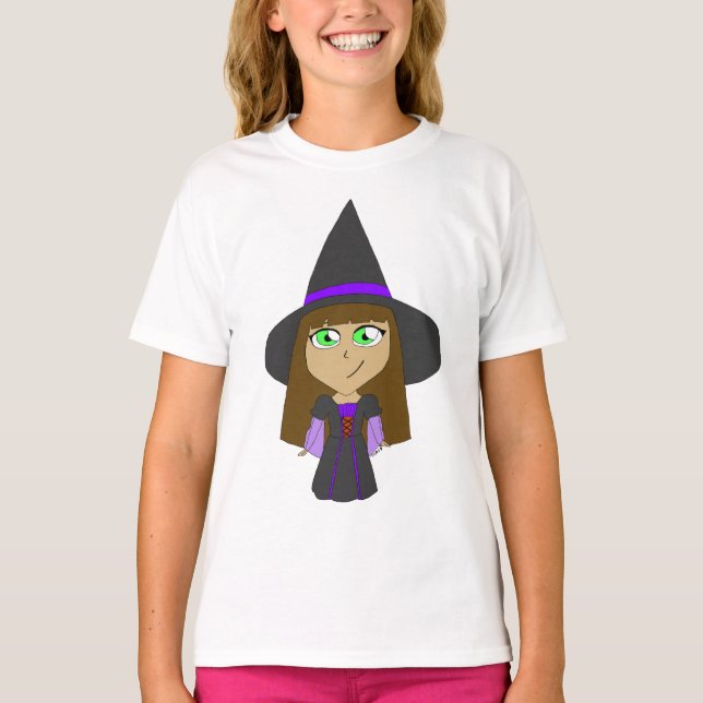 chibi-häxa t shirt (Framsida)