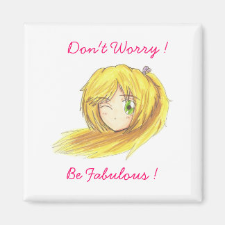 Chibi Head Ran Magnet