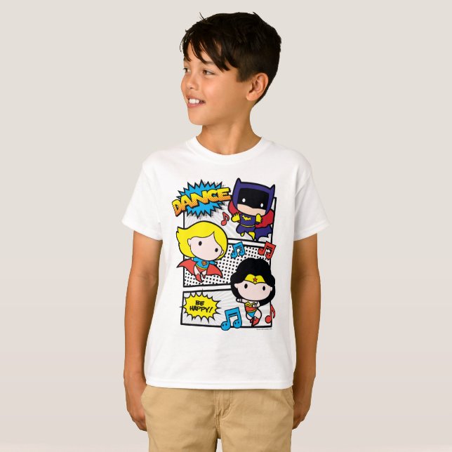 Chibi Heroes Dancing Tee (Hel framsida)