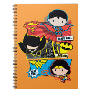 Chibi Heroes Redo för handling! Anteckningsbok Med Spiral