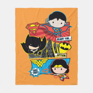 Chibi Heroes Redo för handling! Fleecefilt