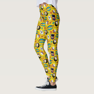 Chibi Heroine Dance Mönster Leggings