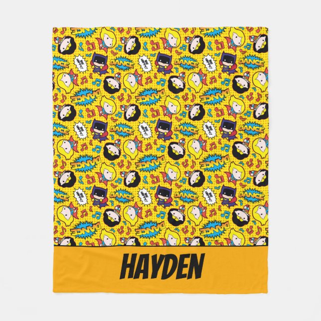 Chibi Heroine Dance Pattern Fleecefilt (Framsidan)