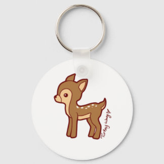 chibi hjort nyckelring