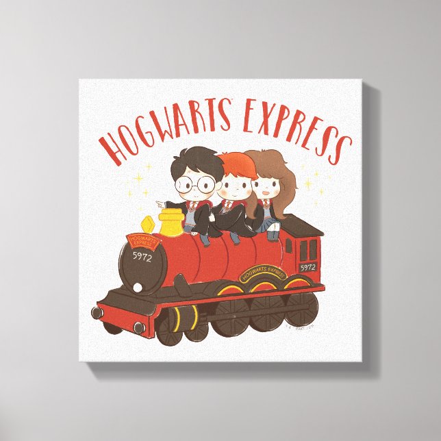 Chibi HOGWARTS EXPRESS™ Ride Canvastryck (Framsida)