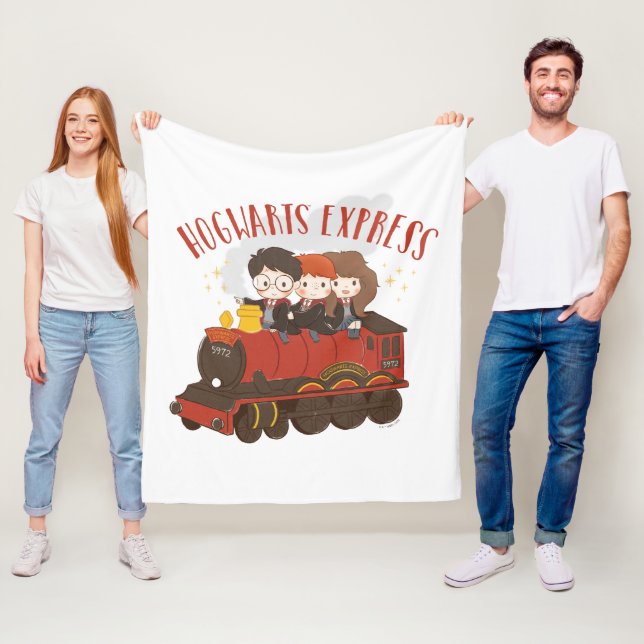 Chibi HOGWARTS EXPRESS™ Ride Fleecefilt (På plats)