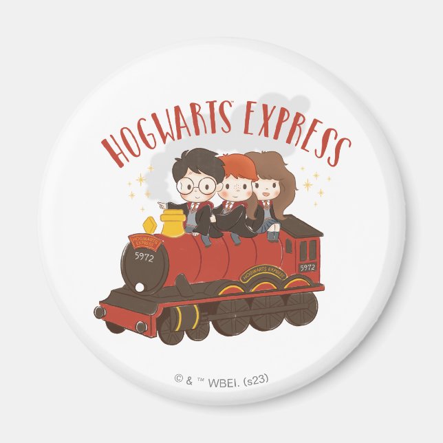 Chibi HOGWARTS EXPRESS™ Ride Magnet (Framsidan)