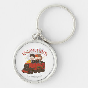 Chibi HOGWARTS EXPRESS™ Ride Rund Silverfärgad Nyckelring