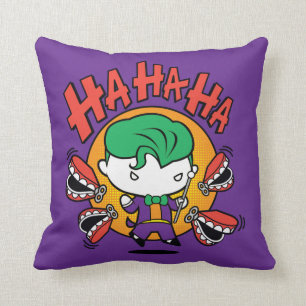 Chibi Joker med Leksak Teeth Kudde