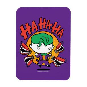 Chibi Joker med Leksak Teeth Magnet