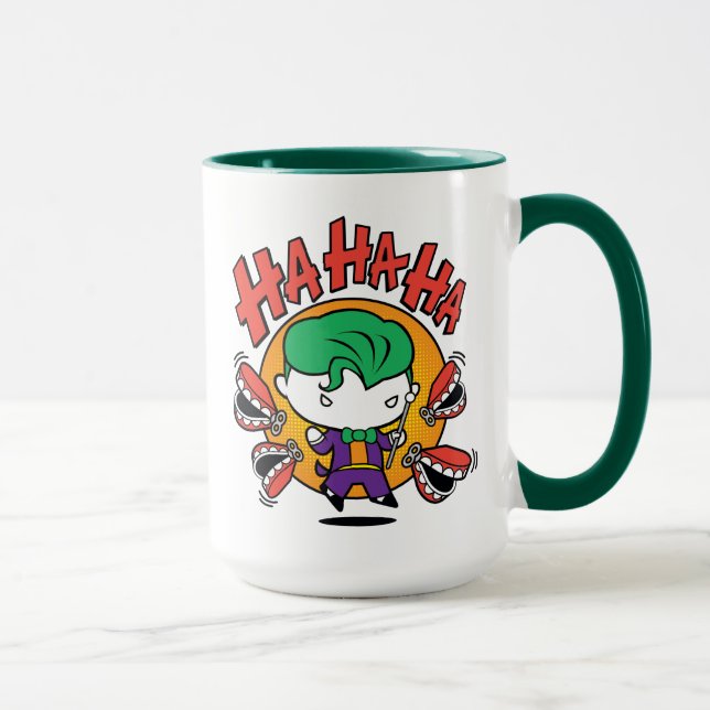 Chibi Joker med Leksak Teeth Mugg (Höger)