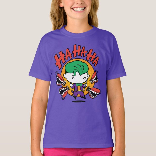 Chibi Joker med Leksak Teeth Tee (Framsida)