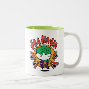 Chibi Joker med Leksak Teeth Två-Tonad Mugg
