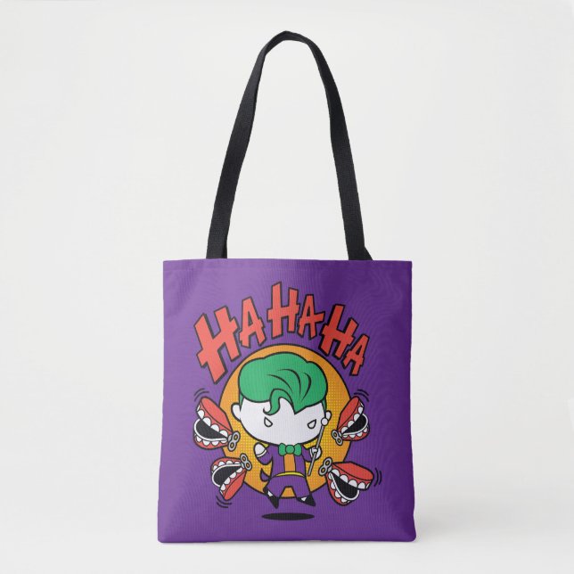 Chibi Joker med Leksak Teeth Tygkasse (Framsida)