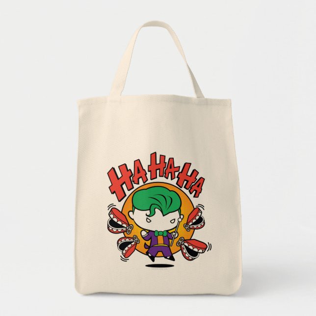 Chibi Joker med Leksak Teeth Tygkasse (Framsidan)