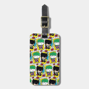 Chibi Joker och Batman Spelkort Mönster Bagagebricka