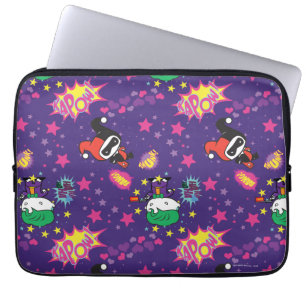 Chibi Joker och Harley Mönster Laptop Sleeve