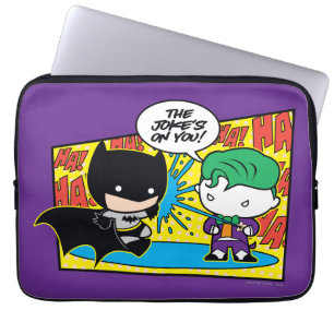 Chibi Joker Skojjar Chibi Batman Laptop Sleeve