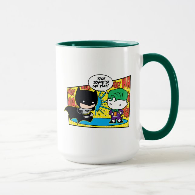 Chibi Joker Skojjar Chibi Batman Mugg (Höger)