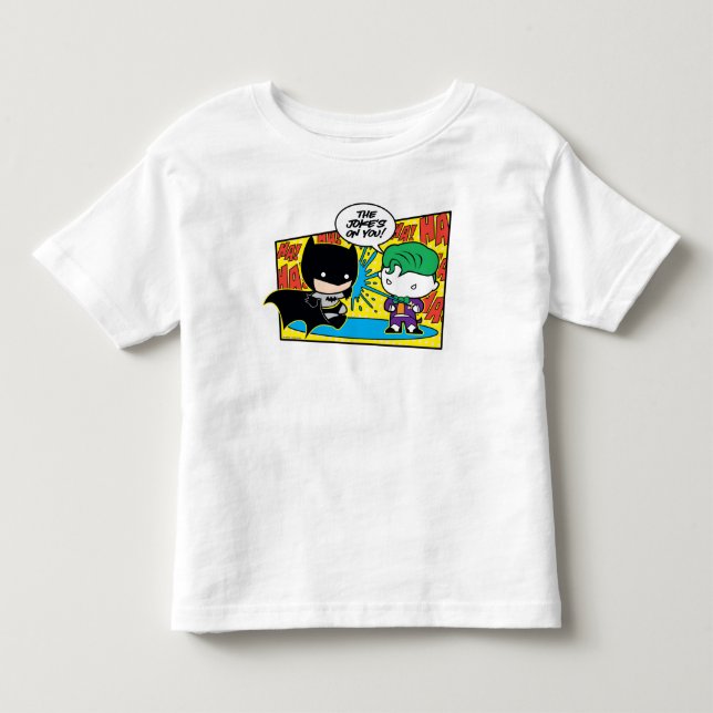 Chibi Joker Skojjar Chibi Batman Tee (Framsida)