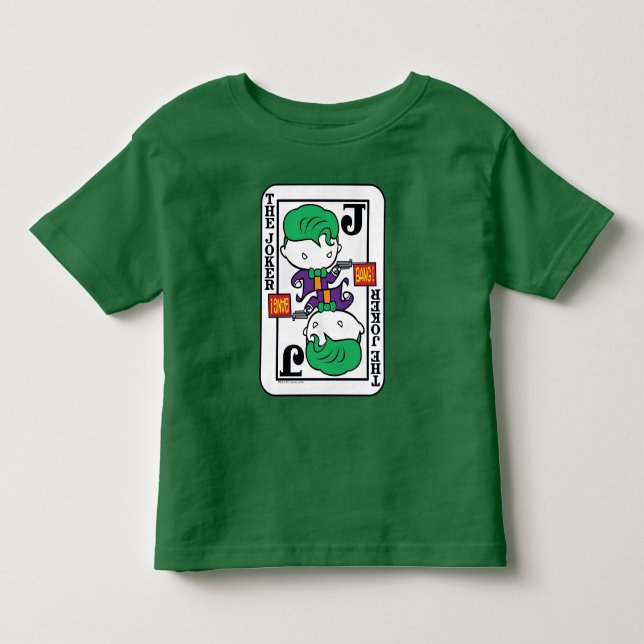 Chibi Joker-spelkort T-shirt (Framsida)