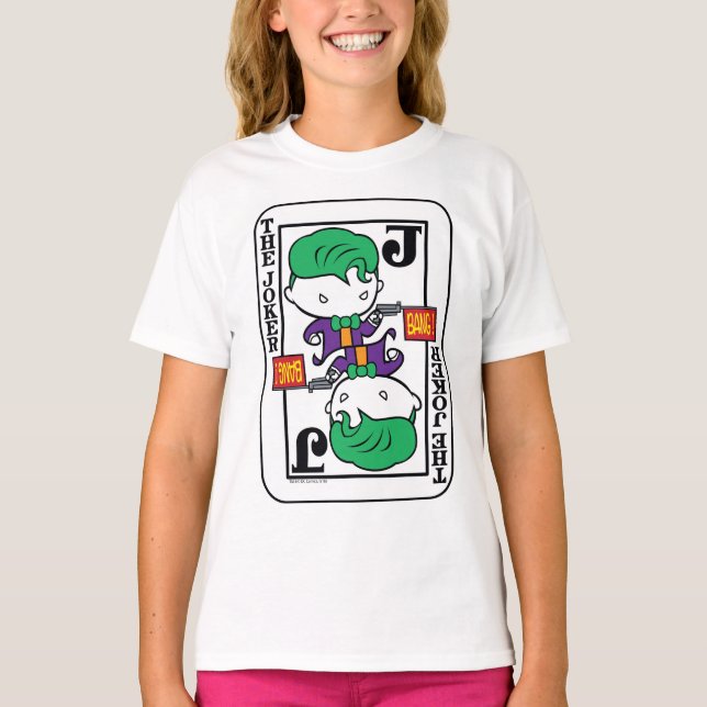 Chibi Joker-spelkort Tee (Framsida)
