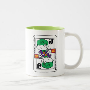Chibi Joker-spelkort Två-Tonad Mugg