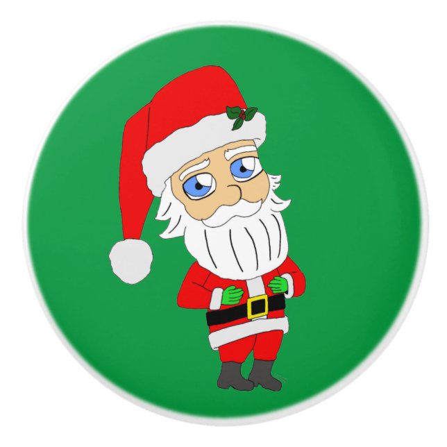 chibi jultomten knopp (Framsidan)