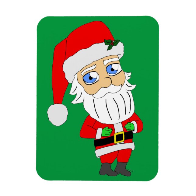 chibi jultomten magnet (Vertikal)