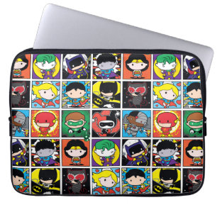 Chibi Justice League Character Mönster Laptop Sleeve