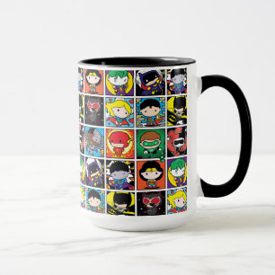 Chibi Justice League Character Mönster Mugg