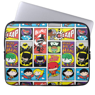 Chibi Justice League Compilation Mönster Laptop Fodral