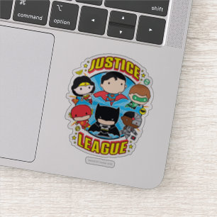 Chibi Justice League Group Klistermärken