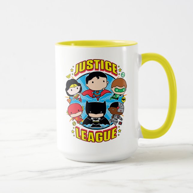 Chibi Justice League Group Mugg (Höger)