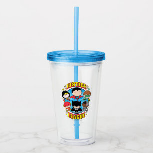 Chibi Justice League Group Take Away Mugg