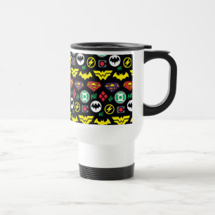 Chibi Justice League Logotyp Mönster Resemugg