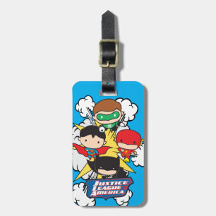 Chibi Justice League of America Explosion Bagagebricka