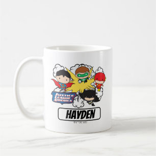 Chibi Justice League of America Explosion Kaffemugg