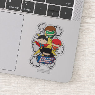Chibi Justice League of America Explosion Klistermärken