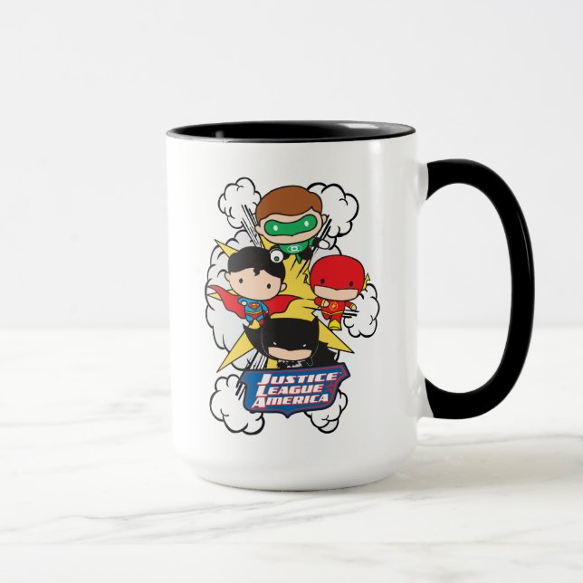 Chibi Justice League of America Explosion Mugg (Höger)