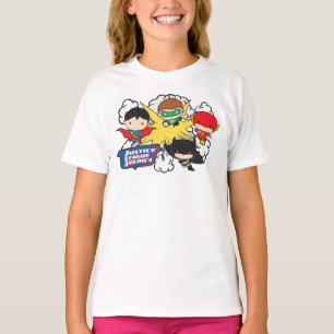 Chibi Justice League of America Explosion Tee Shirt