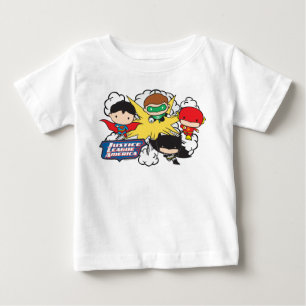 Chibi Justice League of America Explosion Tee Shirt