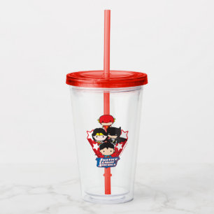 Chibi Justice League of America Stars 2 Take Away Mugg