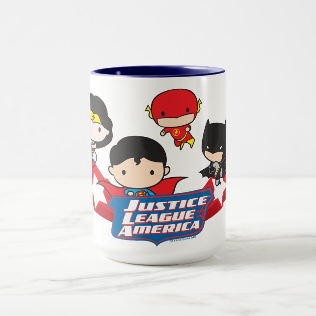 Chibi Justice League of America Stars Mugg (Center)