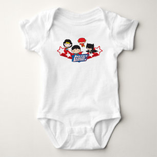 Chibi Justice League of America Stars T-shirt