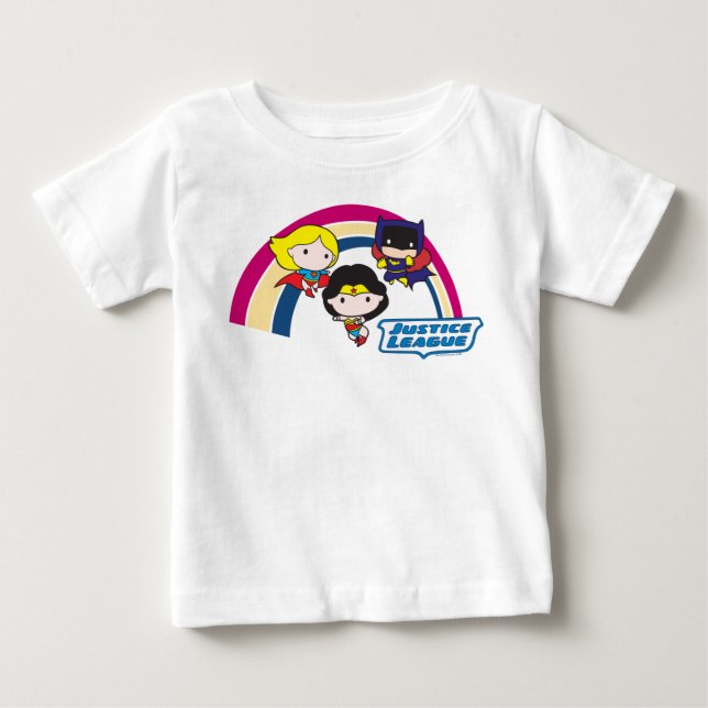 Chibi Justice League Rainbow Tröja (Framsida)