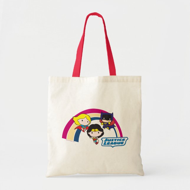 Chibi Justice League Rainbow Tygkasse (Framsidan)