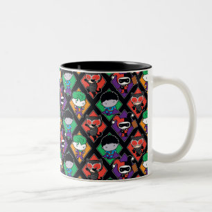 Chibi Justice League Villain Mönster Två-Tonad Mugg