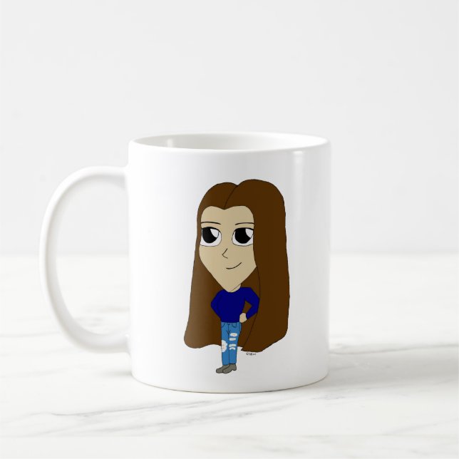 chibi kaffemugg (Vänster)